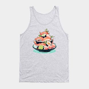 Zen Sushi Plate Tank Top